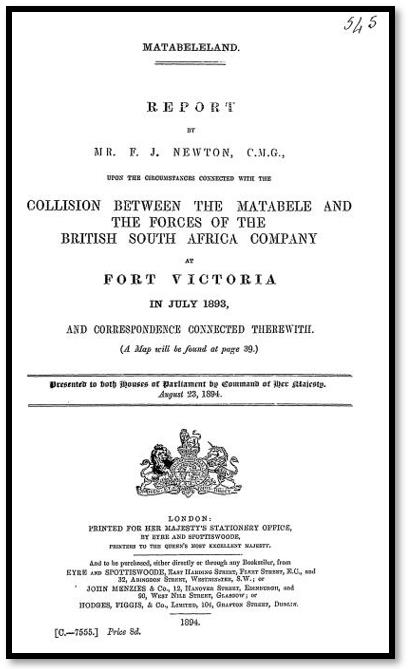 The Newton Commission conclusions on the ‘Victoria incident’ photograph