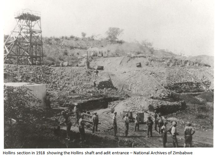 Bushtick Mine, now the location for Falcon College, the independent boarding school in Matabeleland photograph