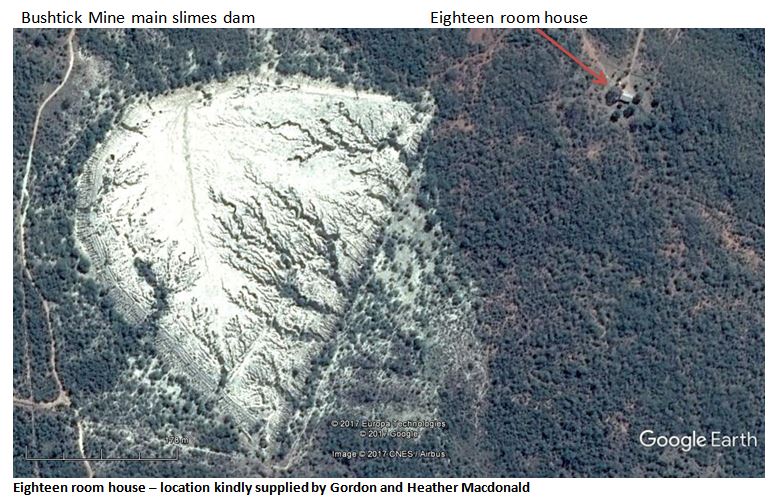 Bushtick Mine, now the location for Falcon College, the independent boarding school in Matabeleland photograph