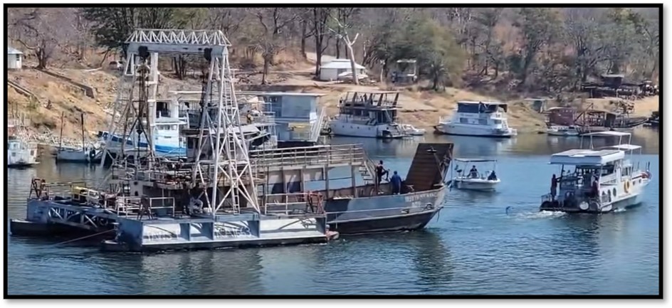 Overloaded Mbuya Nehanda ferry capsizes on Lake Kariba photograph